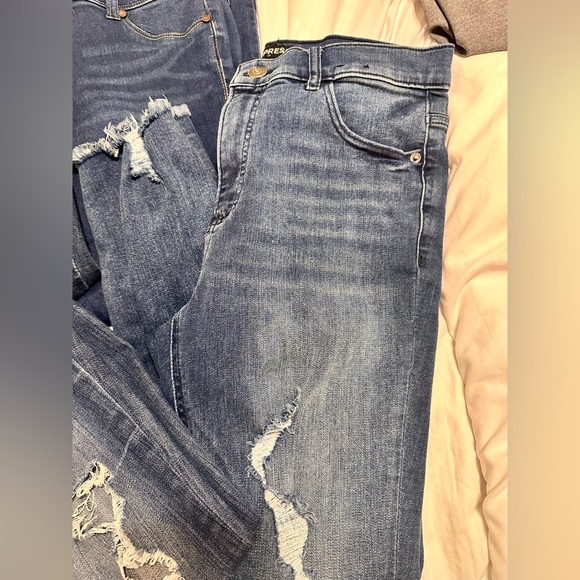 Lot of Express/1822/Just Black 🎁 Skinny Jeans Bundle of 4 pair. Size 8/10 - Picture 3 of 6